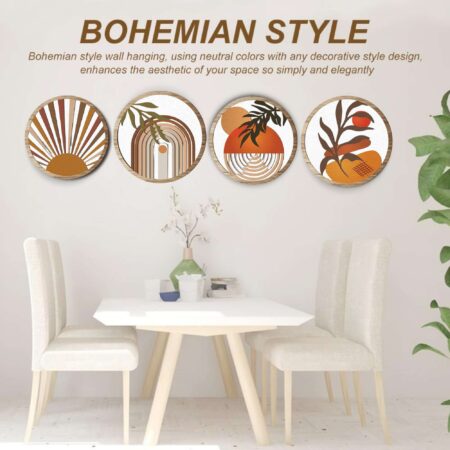 4 PCS Circle Wall Painting